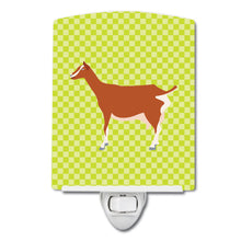 Load image into Gallery viewer, Toggenburger Goat Green Ceramic Night Light BB7707CNL