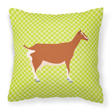 Load image into Gallery viewer, Toggenburger Goat Green Fabric Decorative Pillow BB7707PW1818