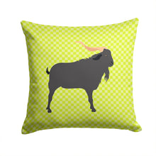 Load image into Gallery viewer, Verata Goat Green Throw Pillow - 14x14 Decorative Pillow – Art for Your Home &amp; Patio BB7708PW1414