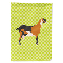 Load image into Gallery viewer, Anglo-nubian Nubian Goat Green Flag Canvas House Size BB7709CHF