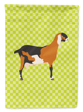 Load image into Gallery viewer, Anglo-nubian Nubian Goat Green Garden Flag - Outdoor Decorative Yard Flag