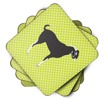 Load image into Gallery viewer, Black Bengal Goat Green Foam Coaster  BB7710FC
