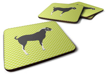 Load image into Gallery viewer, Black Bengal Goat Green Foam Coaster  BB7710FC