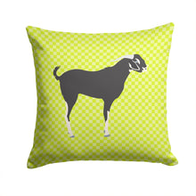 Load image into Gallery viewer, Black Bengal Goat Green Throw Pillow - 14x14 Decorative Pillow – Art for Your Home &amp; Patio BB7710PW1414