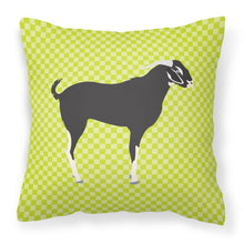 Load image into Gallery viewer, Black Bengal Goat Green Fabric Decorative Pillow BB7710PW1818