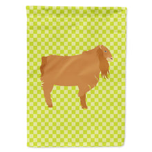 Load image into Gallery viewer, American Lamancha Goat Green Flag Canvas House Size BB7711CHF