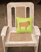 Load image into Gallery viewer, American Lamancha Goat Green Fabric Decorative Pillow BB7711PW1818