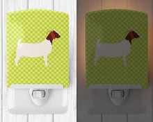 Load image into Gallery viewer, Boer Goat Green Ceramic Night Light BB7712CNL