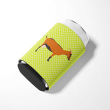 Load image into Gallery viewer, Oberhasli Goat Green Can or Bottle Hugger BB7714CC