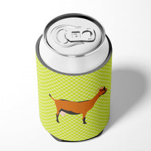 Load image into Gallery viewer, Oberhasli Goat Green Can or Bottle Hugger BB7714CC