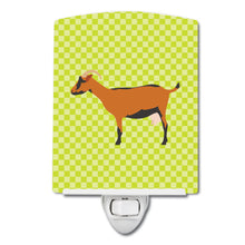 Load image into Gallery viewer, Oberhasli Goat Green Ceramic Night Light BB7714CNL