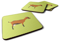 Load image into Gallery viewer, Oberhasli Goat Green Foam Coaster  BB7714FC