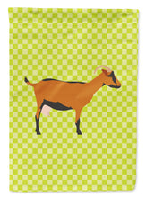 Load image into Gallery viewer, Oberhasli Goat Green Garden Flag - Outdoor Decorative Yard Flag