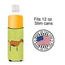Load image into Gallery viewer, Oberhasli Goat Green   Hugger for slim cans