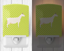 Load image into Gallery viewer, Saanen Goat Green Ceramic Night Light BB7715CNL