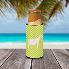 Load image into Gallery viewer, Saanen Goat Green   Hugger for slim cans