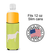 Load image into Gallery viewer, Saanen Goat Green   Hugger for slim cans