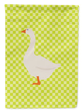 Load image into Gallery viewer, Embden Goose Green Garden Flag - Outdoor Decorative Yard Flag