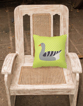 Load image into Gallery viewer, Pilgrim Goose Green Fabric Decorative Pillow BB7719PW1818