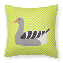 Load image into Gallery viewer, Pilgrim Goose Green Fabric Decorative Pillow BB7719PW1818
