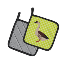 Load image into Gallery viewer, Chinese Goose Green Pot Holders - Set of 2 - Heat-Resistant Kitchen Essentials BB7722PTHD