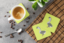 Load image into Gallery viewer, African Goose Green Foam Coaster  BB7725FC