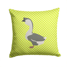 Load image into Gallery viewer, African Goose Green Throw Pillow - 14x14 Decorative Pillow – Art for Your Home &amp; Patio BB7725PW1414