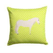 Load image into Gallery viewer, Paso Fino Horse Green Throw Pillow - 14x14 Decorative Pillow – Art for Your Home &amp; Patio BB7731PW1414