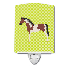 Load image into Gallery viewer, Pinto Horse Green Ceramic Night Light BB7733CNL