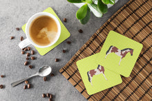 Load image into Gallery viewer, Pinto Horse Green Foam Coaster  BB7733FC