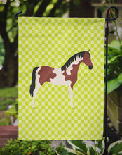 Load image into Gallery viewer, Pinto Horse Green Garden Flag - Outdoor Decorative Yard Flag