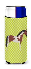 Load image into Gallery viewer, Pinto Horse Green   Hugger for slim cans