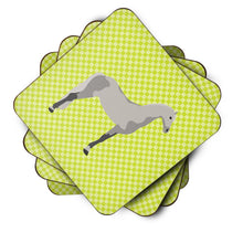 Load image into Gallery viewer, Orlov Trotter Horse Green Foam Coaster  BB7734FC