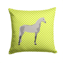 Load image into Gallery viewer, Orlov Trotter Horse Green Throw Pillow - 14x14 Decorative Pillow – Art for Your Home &amp; Patio BB7734PW1414