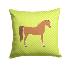 Load image into Gallery viewer, Arabian Horse Green Throw Pillow - 14x14 Decorative Pillow – Art for Your Home &amp; Patio BB7737PW1414