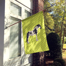 Load image into Gallery viewer, Cyldesdale Horse Green Flag Canvas House Size BB7738CHF
