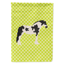 Load image into Gallery viewer, Cyldesdale Horse Green Flag Canvas House Size BB7738CHF