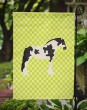 Load image into Gallery viewer, Cyldesdale Horse Green Garden Flag - Outdoor Decorative Yard Flag