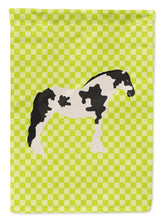 Load image into Gallery viewer, Cyldesdale Horse Green Garden Flag - Outdoor Decorative Yard Flag