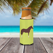 Load image into Gallery viewer, English Thoroughbred Horse Green   Hugger for slim cans