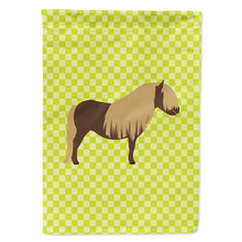 Load image into Gallery viewer, Shetland Pony Horse Green Flag Canvas House Size BB7740CHF
