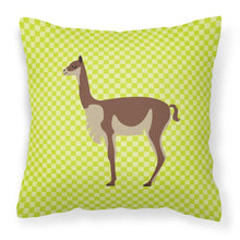 Load image into Gallery viewer, Vicugna or Vicuna Green Fabric Decorative Pillow BB7743PW1818