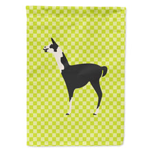 Load image into Gallery viewer, Llama Q' Ara Green Flag Canvas House Size BB7744CHF