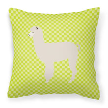 Load image into Gallery viewer, Alpaca Green Fabric Decorative Pillow BB7745PW1818