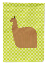 Load image into Gallery viewer, Alpaca Suri Green Garden Flag - Outdoor Decorative Yard Flag