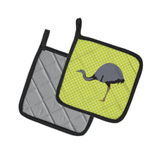 Load image into Gallery viewer, Rhea Green Pot Holders - Set of 2 - Heat-Resistant Kitchen Essentials BB7749PTHD