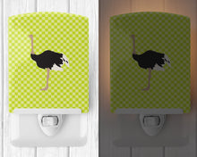 Load image into Gallery viewer, Common Ostrich Green Ceramic Night Light BB7750CNL