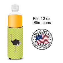Load image into Gallery viewer, Common Ostrich Green   Hugger for slim cans
