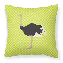 Load image into Gallery viewer, Common Ostrich Green Fabric Decorative Pillow BB7750PW1818