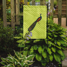 Load image into Gallery viewer, Indian Peacock Peafowl Green Garden Flag - Outdoor Decorative Yard Flag